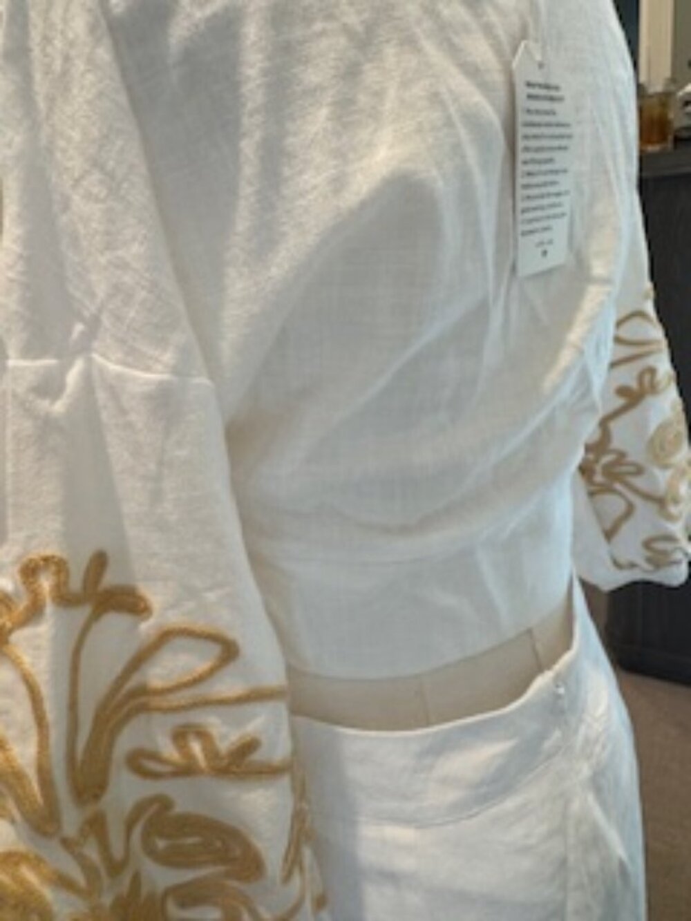 Linen Skirt Set - Picture 2 of 3